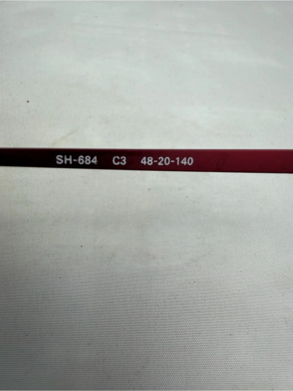 Kliik Denmark SH-684 C3  Red Glasses Frames ONLY 48-20-140 + Case